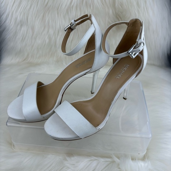 MICHAEL KORS OPEN TOE PUMPS HEELS SIZE 7 WOMAN - Picture 3 of 14